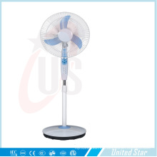 16 pulgadas DC DC recargable pedestal permanente ventilador con control remoto